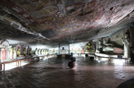 Dambulla cave temple Inside view