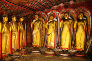 Dambulla cave temple Paintings