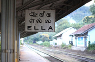 Ella Railway Station Board