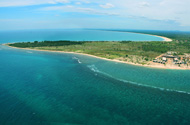 Pasikuda Beach on Bird View